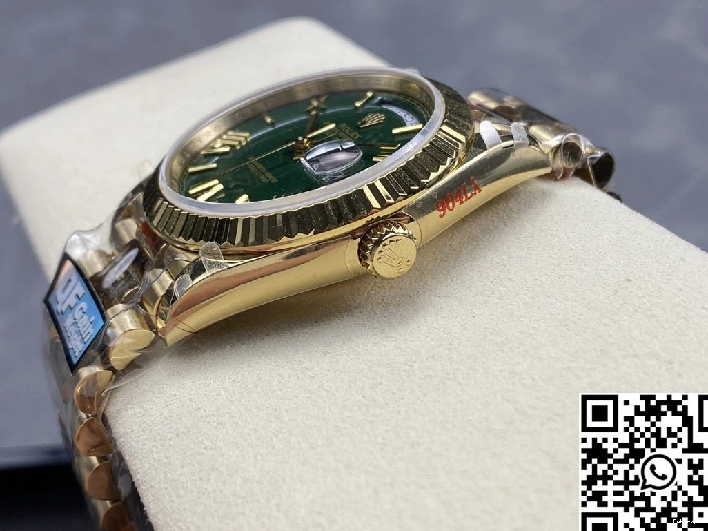 QF Dial Green Rolex Factory M228238-0061 Day Steel Tungsten v5 Date 0405